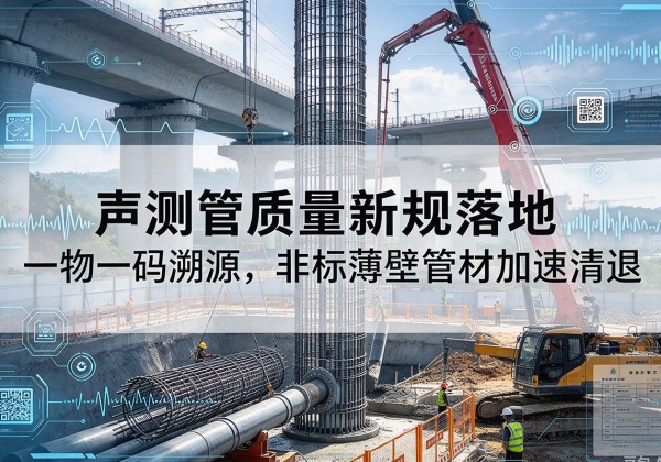 凤泉声测管质量新规落地，一物一码溯源，非标薄壁管材加速清退